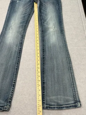 Miss Me Bootcut Jeans Size 28 Distressed Blue Denim thumbnail 5