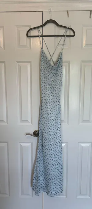 Cowl neck Floral maxi dress thumbnail 4