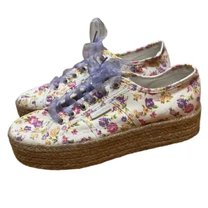 LoveShackFancy x Superga Platform Espadrilles Sz. 41.5 (US 10) thumbnail 2