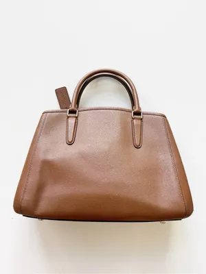COACH Brown Small Margot Carryall thumbnail 6