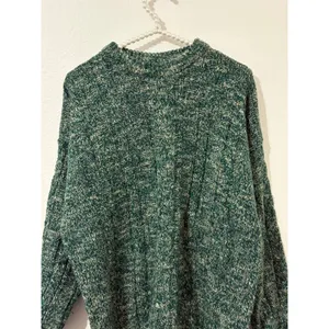 Vintage Enzo Lorenzo Sweater Size XL Green Chunky Knit Pullover Jumper Cozy Top thumbnail 2