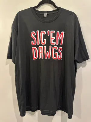 Stewart Simmons Sick Em Dawgs UGA Bulldogs Tee thumbnail 2