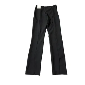 NWT Zara Women Black Leggings Formal Dress Size Small Hi Rise Stretch‎ Slit thumbnail 6