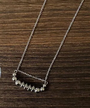 Handmade 4x4 Classic Western Pearl Bar Necklace 17 inch thumbnail 1