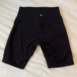 Lululemon black align biker shorts thumbnail 4