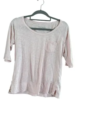 Light Pink Relaxed Short-Sleeve Pocket Tee — Women's thumbnail 2
