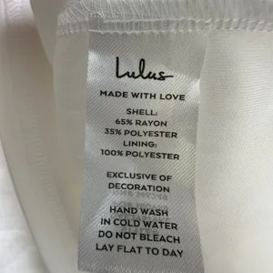 Lulus White Smocked Tiered‎ Maxi Dress Tie Back Lace Trim Small thumbnail 6