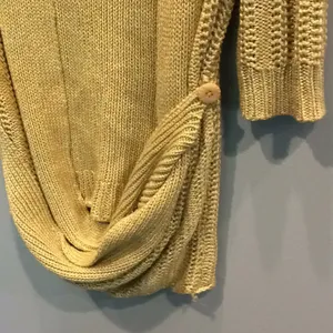 Anthropologie Moth Open Knit‎ Cardigan Draped Button Detail Size S thumbnail 4