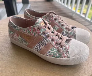 Gola Coaster‎ Liberty SIH Floral Sneakers Women’s US 6 Canvas Suede thumbnail 1