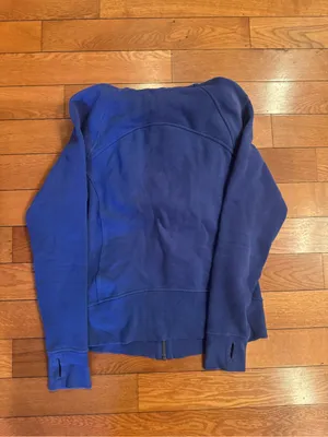 Lululemon Scuba Full-Zip Hoodie Classic Fit - True Navy Blue (Size 6) thumbnail 5