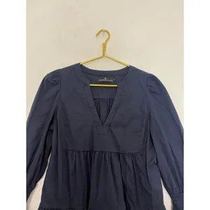 Tuckernuck Pomander Place Navy Cotton Poplin Kenzo Mini Dress Size Medium thumbnail 5