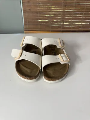 Birkenstock Arizona Birko-Flor in Eggshell 8 thumbnail 2