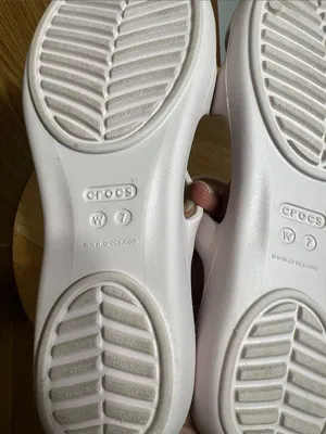 CROCS Pale Pink Slide Sandals thumbnail 5