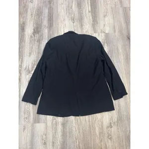 Zara‎ Women's  Black Single Button Tailored Blazer Jacket Size Medium Pocketed thumbnail 3