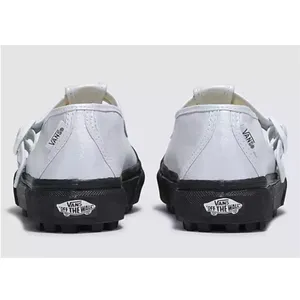 NEW VANS Style 93 Mary Jane Canvas Coated Sneakers silver black womens us 10 thumbnail 5