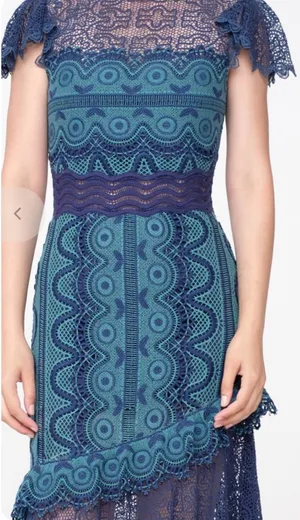Sea New York Lace Lana Dress Size 4 thumbnail 3