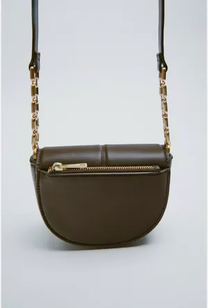 ZARA Leather Purse Crossbody thumbnail 3