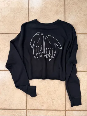 Bella Canvas Custom Chris Lake Black Book Records Cropped Sweatshirt thumbnail 3