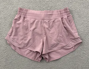 Lululemon Hotty Hot Shorts High Rise 2.5" Rose Blush Athletic Athleisure Women 8 thumbnail 1