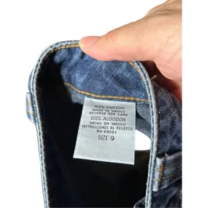 Vintage Y2K L.E.I‎ Low Rise Utility Jean Shorts Size 9 thumbnail 7