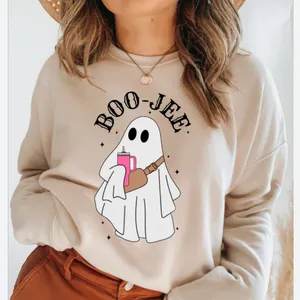 Adorable Cream Boo-Jee Ghost sweatshirt trendy size XXlarge thumbnail 1