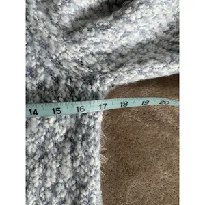 Buffalo Blue/White Knit Soft Sweater Long Sleeve Size M Warm Round‎ Neck thumbnail 5