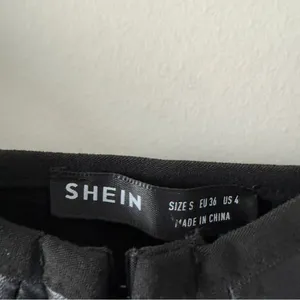 Shein Black Faux Leather Crop Top Corset Adjustable Spaghetti Straps Halloween S thumbnail 8