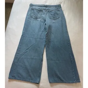 Abercrombie & Fitch High Rise Wide Leg Jeans Medium Wash Size 16 Regular thumbnail 10