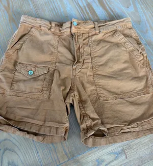 Anthropologie Rust-Tan Cargo Shorts thumbnail 1