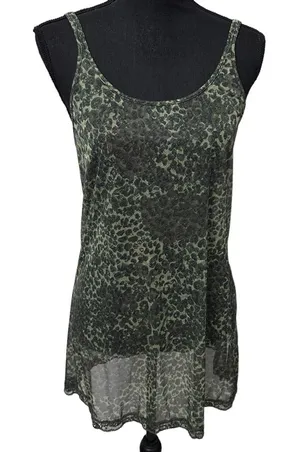 Victoria’s Secret Lingerie‎ Babydoll Green Cheetah Women Size Medium thumbnail 1
