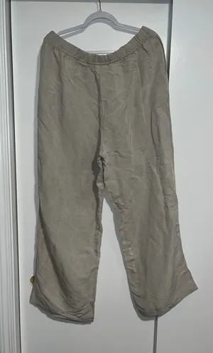 H&M Pants Linen Blend Pull-On beige Extra large  thumbnail 1