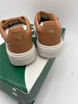 Puma Basket Platform Strap NEW $110 Sneakers Women's Brown Leather Size 6 US thumbnail 3