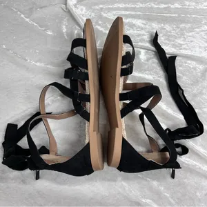 TORRID ANKLE WRAP ESPADRILLE SANDAL 8.5WW thumbnail 8