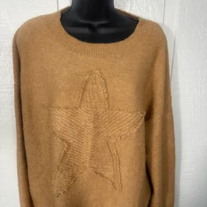 Loved + Adored Women’s Brown Sweater Size Large EUC thumbnail 4