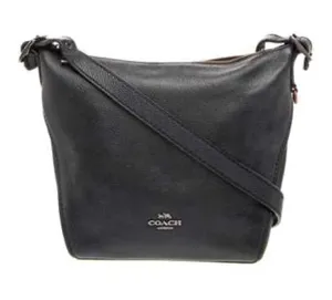 Coach Black Leather Shoulder Hobo Bag thumbnail 1