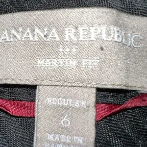 Black Flared banana republic stretchy Pants thumbnail 4