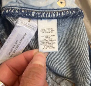 Loft EUC Vintage Straight Patchwork Distress Jeans Sz 0 thumbnail 4