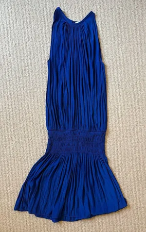 Ramy Brook Drop Waist Blue Dress thumbnail 1