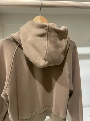 Half zip up hoodie Medium Brown thumbnail 6