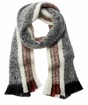 FREE PEOPLE Brushed‎ Racer Stripe Blanket Scarf $58 MSRP thumbnail 1