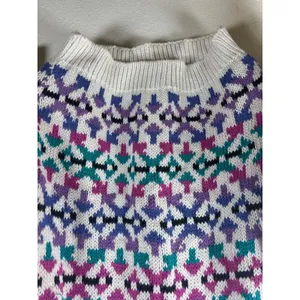 Vintage 62 East Women's Small Colorful Geometric Pattern‎ Mock Neck Sweater thumbnail 5