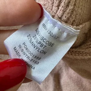 Beige Dolman Sleeve Mock-neck Sweater thumbnail 5
