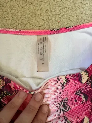 High waist bikini Pink Size L thumbnail 2