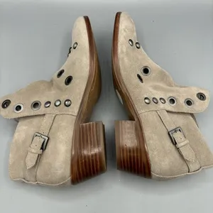 Sam Edelman Beige Suede Pedra Grommet‎ Women’s Ankle Boots Size 8.5 thumbnail 6