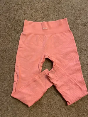 Bo+Tee Peach/Light Pink leggings thumbnail 1