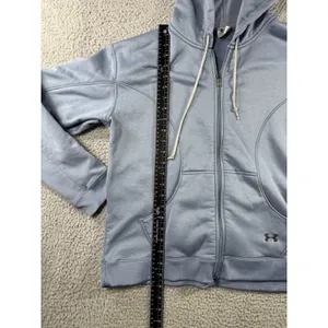 Under Armour Hoodie Women XL Full Zip Fleece Casual Outdoor Jacket‎ thumbnail 5