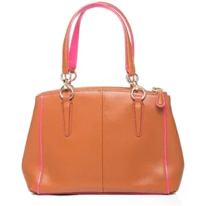 Coach Pebble Leather Kelsey Satchel Purse; excellent condition thumbnail 4