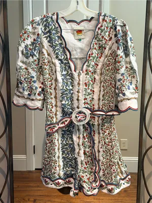 Farm Rio Fruit Beauty Off-White Romper size XL thumbnail 4