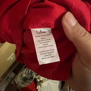 NWT‎ Lulus red mini dress L thumbnail 6