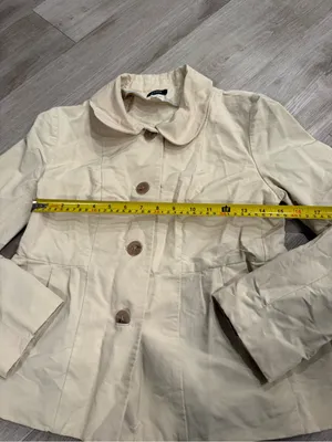 J.crew Peplum Cotton Blend Button Down Coat Size 6 thumbnail 5